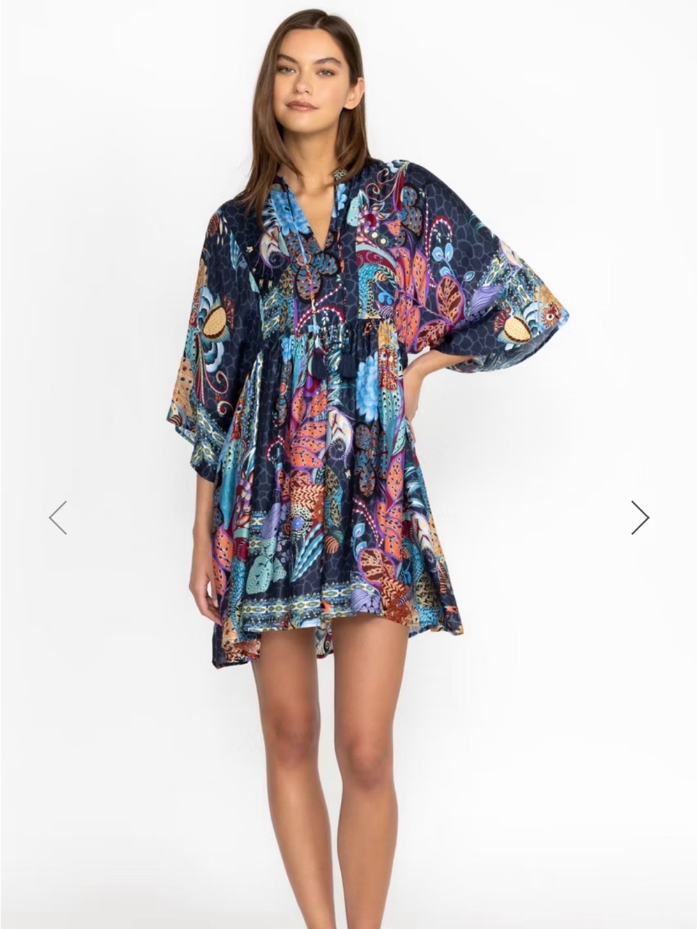 Johnny Was - Sea Owl Short Kaftan Dress